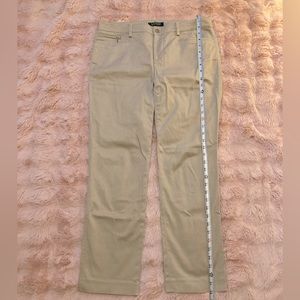 Ralph Laren Tan Straight Legged Pants Women’s Size 10